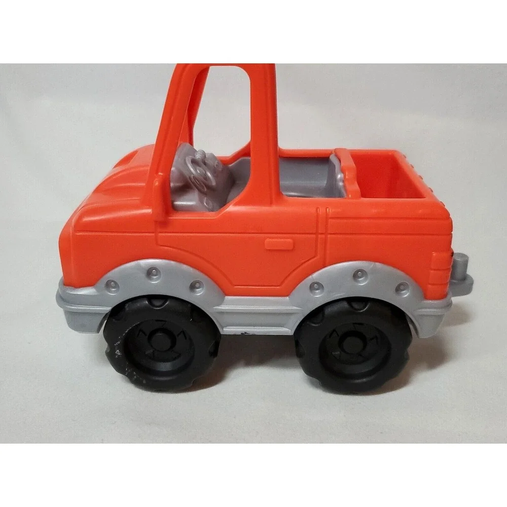 Fisher Price Little People Help a Friend Orange Pick Up Truck ATV Off Road 2017